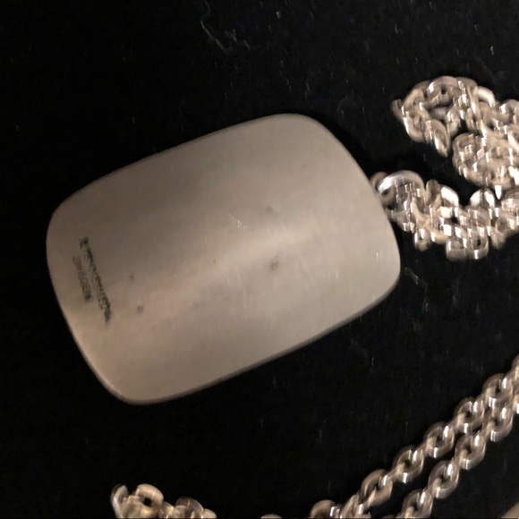 Mid-century pewter Rune Tennesmed necklace. - Picture 4 of 4